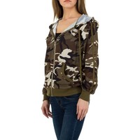 Damen Sweatjacke von JCL - Tarnung