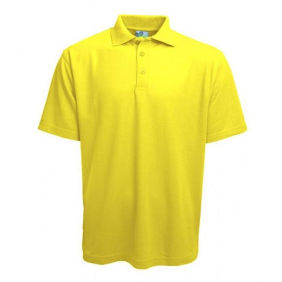 Gildan Polo Vrouwen Korte Mouw Fluor Geel gildan kopen in de aanbieding