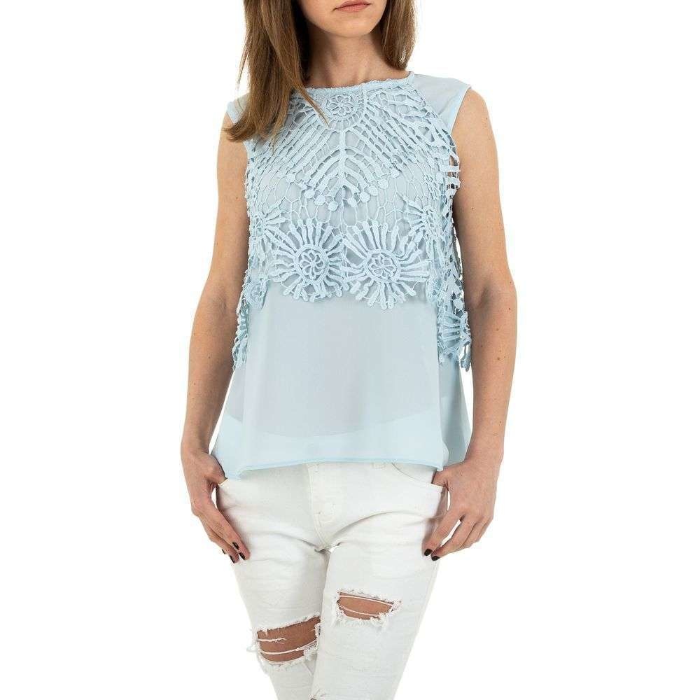 Damen Bluse Von Mc Lorene Blue mc lorene kopen in de aanbieding