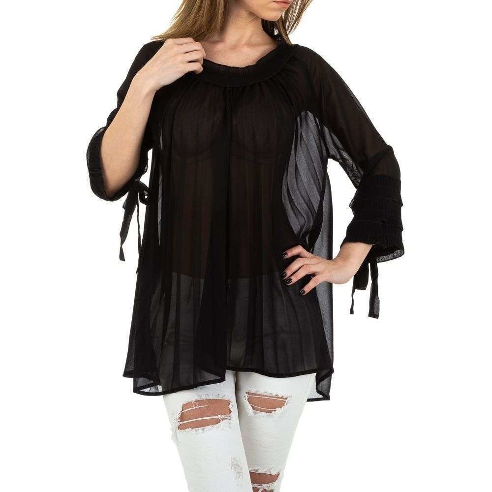 Damen Longbluse Von Mc Lorene Black mc lorene kopen in de aanbieding