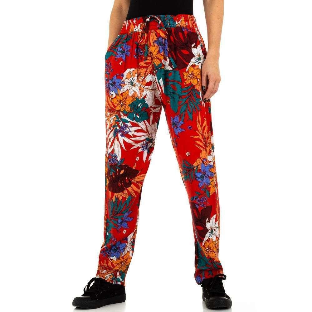 Holala Dames Broeken Rood Kl B 16 holala kopen in de aanbieding