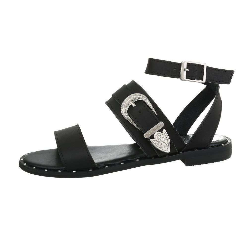Neckermann Dames Flash Sandalen Zwart Xq55055 neckermann kopen in de aanbieding