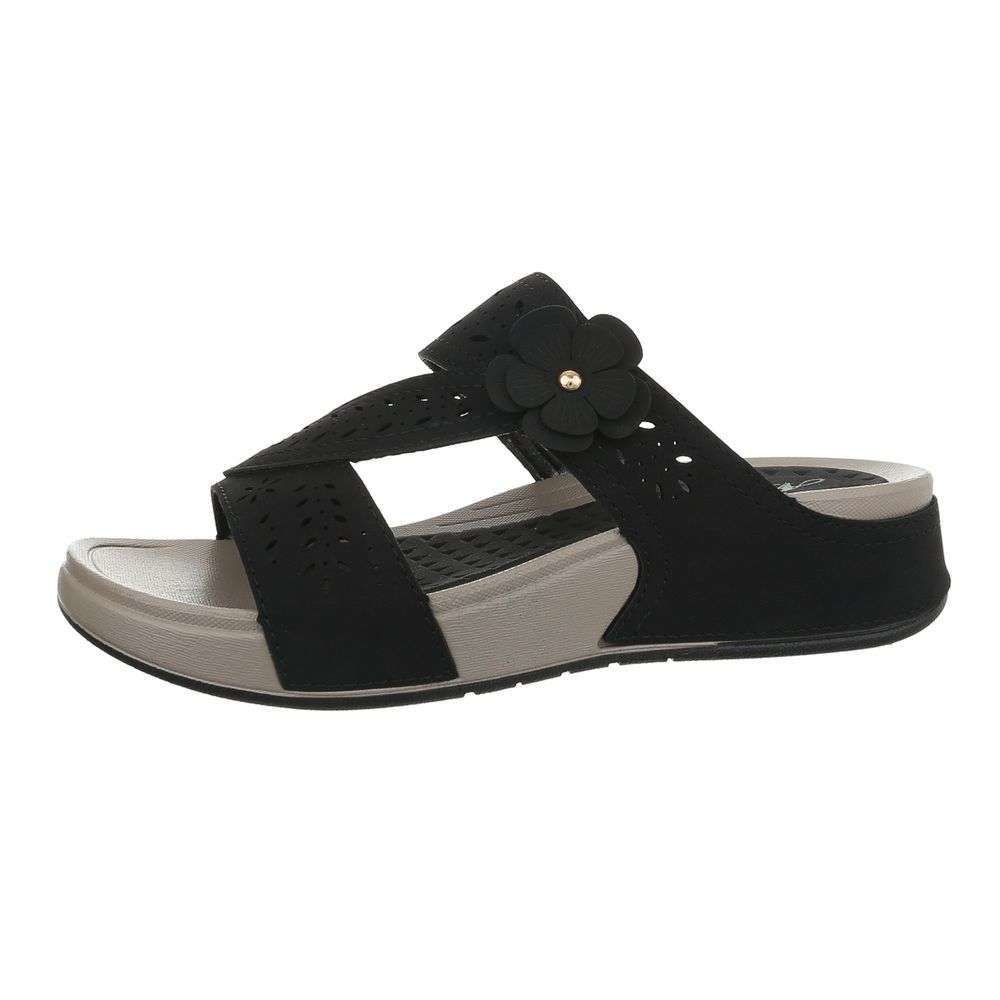 Neckermann Dames Flash Sandalen Zwart 1069 neckermann kopen in de aanbieding