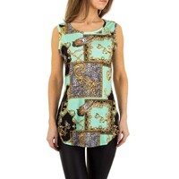 chemisier femme vert KL-WJ-8212