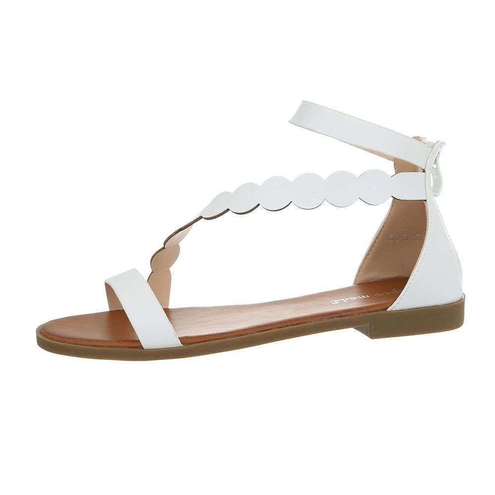 Neckermann Dames Sandalen Wit 8643 neckermann kopen in de aanbieding