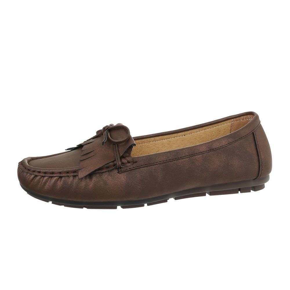 Neckermann Dames Mocassins Brown 5671 neckermann kopen in de aanbieding