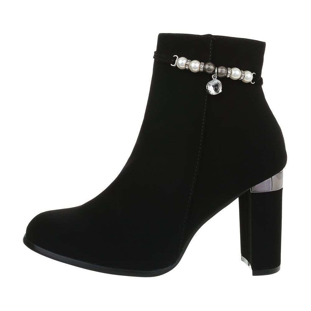 Neckermann Dames Enkellaarzen Zwart Fy1161 neckermann kopen in de aanbieding