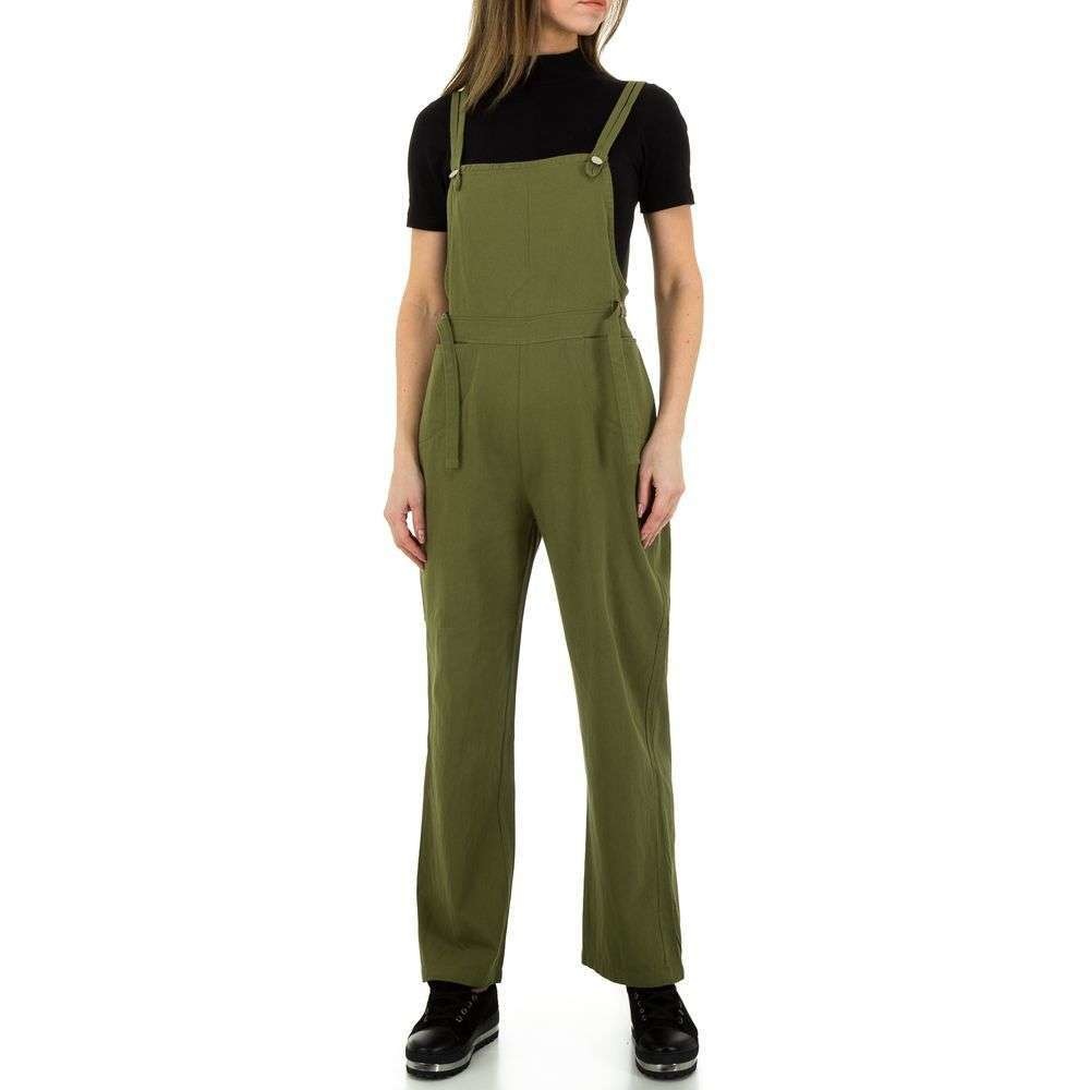 Jcl Dames Tuinbroek Khaki Kl 83242 jcl kopen in de aanbieding