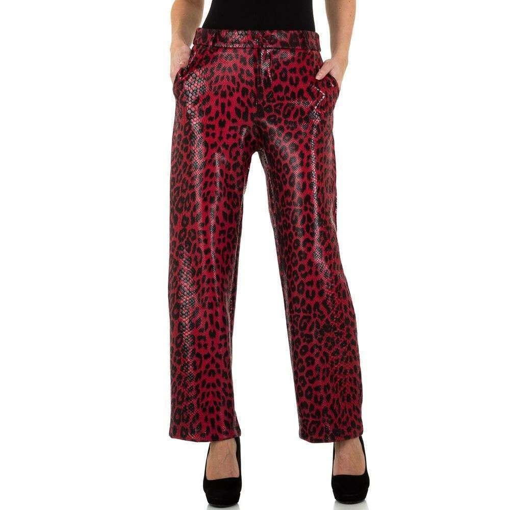 Jcl Dames Broek Red Kl 83362B jcl kopen in de aanbieding