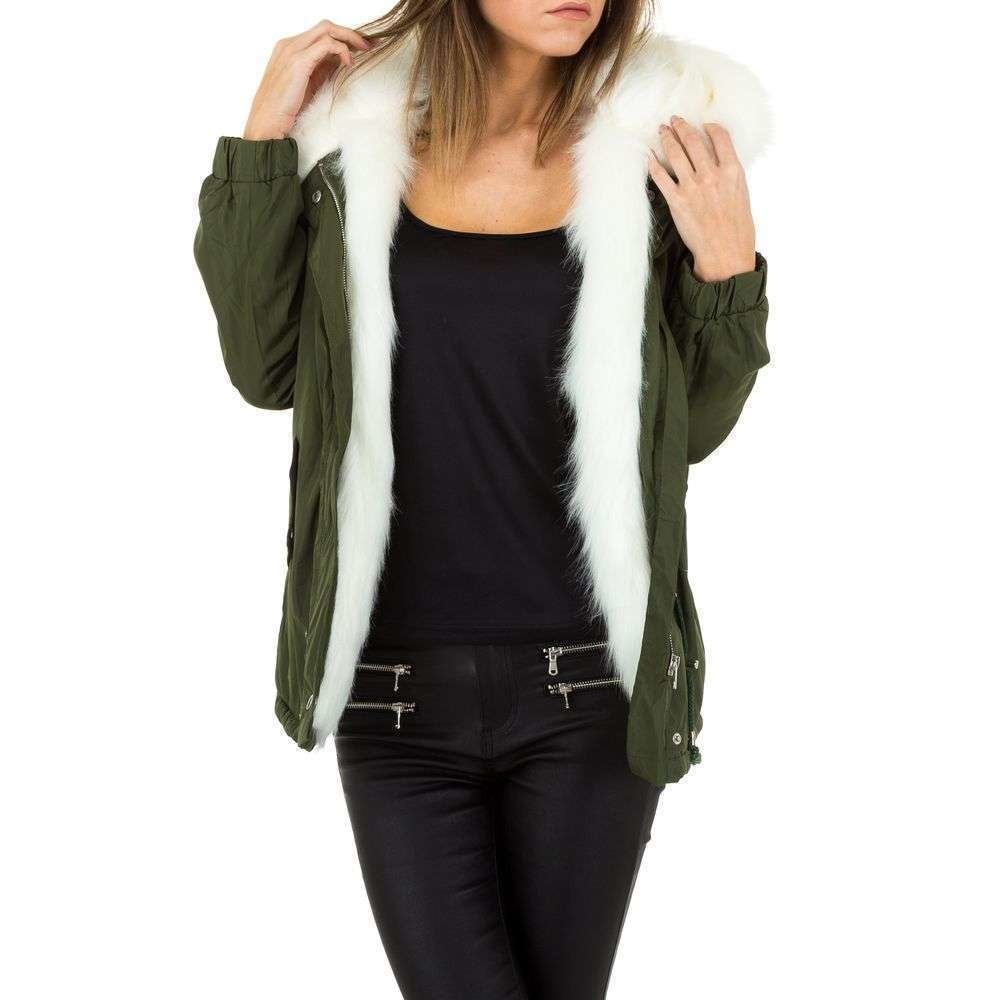 Jcl Dames Jas Khaki Kl 73377 jcl kopen in de aanbieding