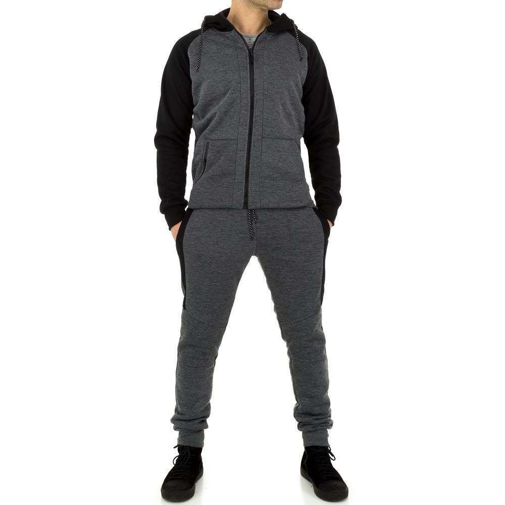 Neckermann Heren Jogging Pak Van Fashion Sport Grijs neckermann kopen in de aanbieding