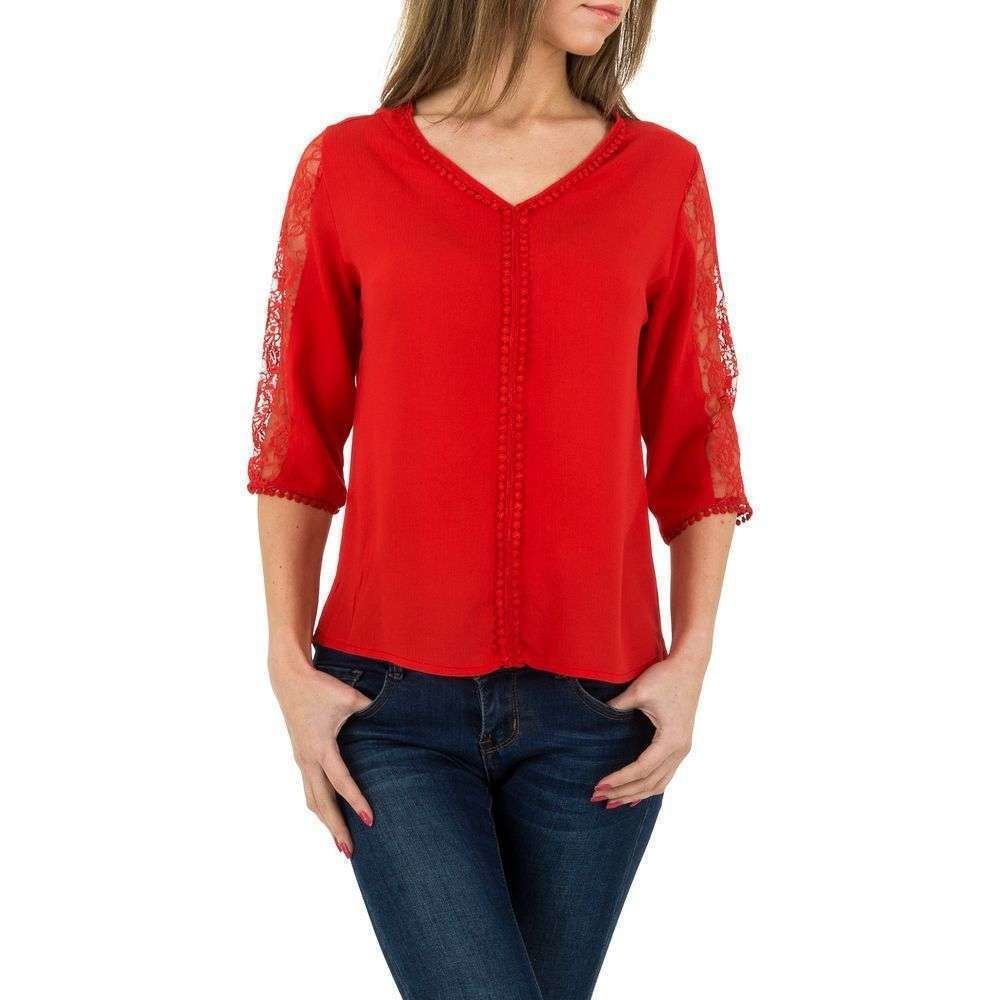 Neckermann Damen Bluse Von Milas Red neckermann kopen in de aanbieding