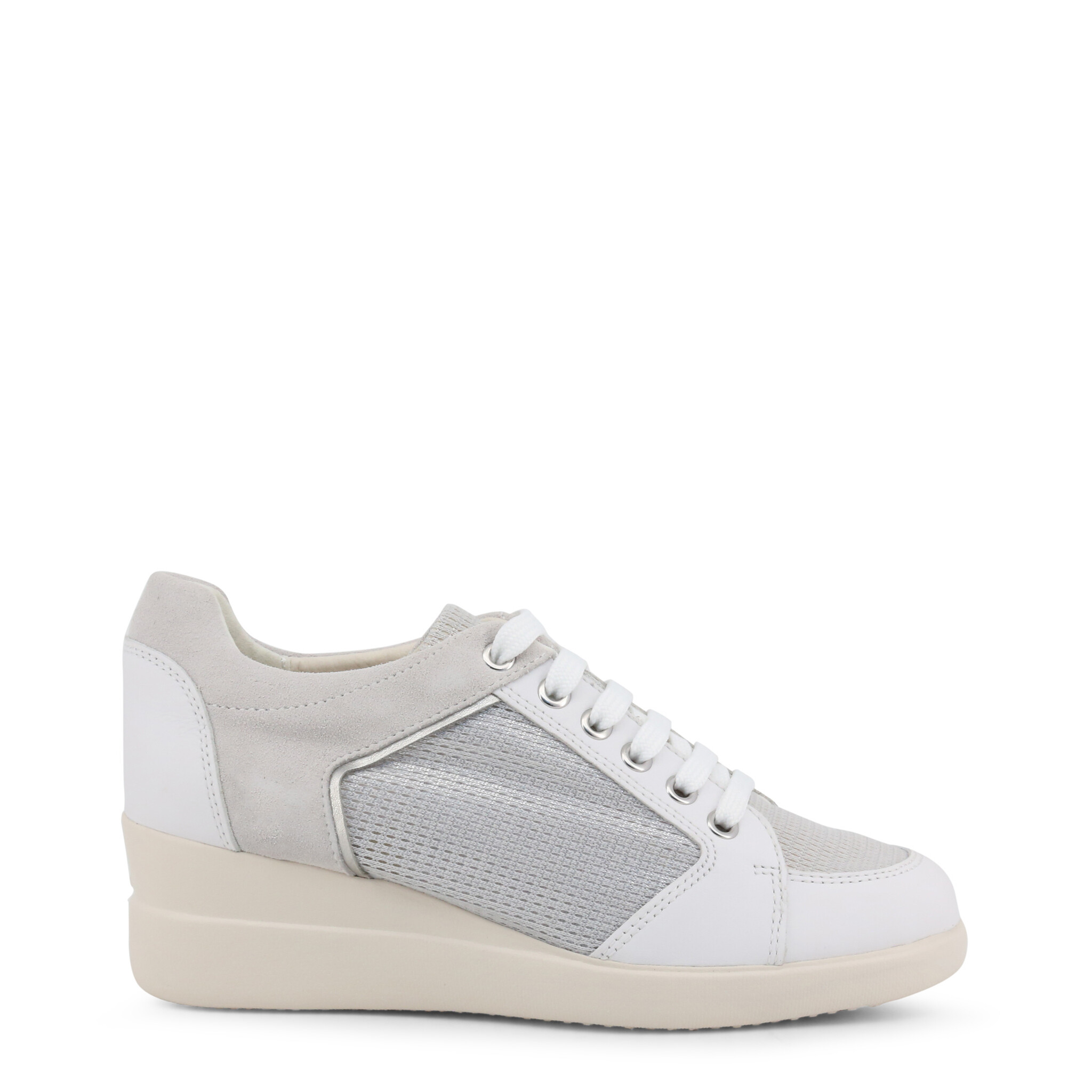 Geox Sneakers Witgrijs Stardust geox kopen in de aanbieding