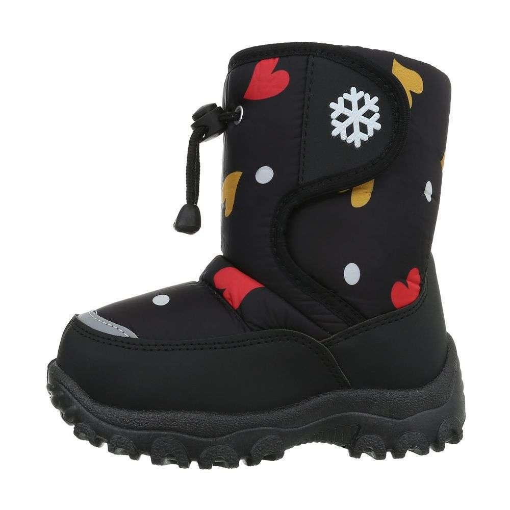 Neckermann Kinder Boots Zwart Rood neckermann kopen in de aanbieding