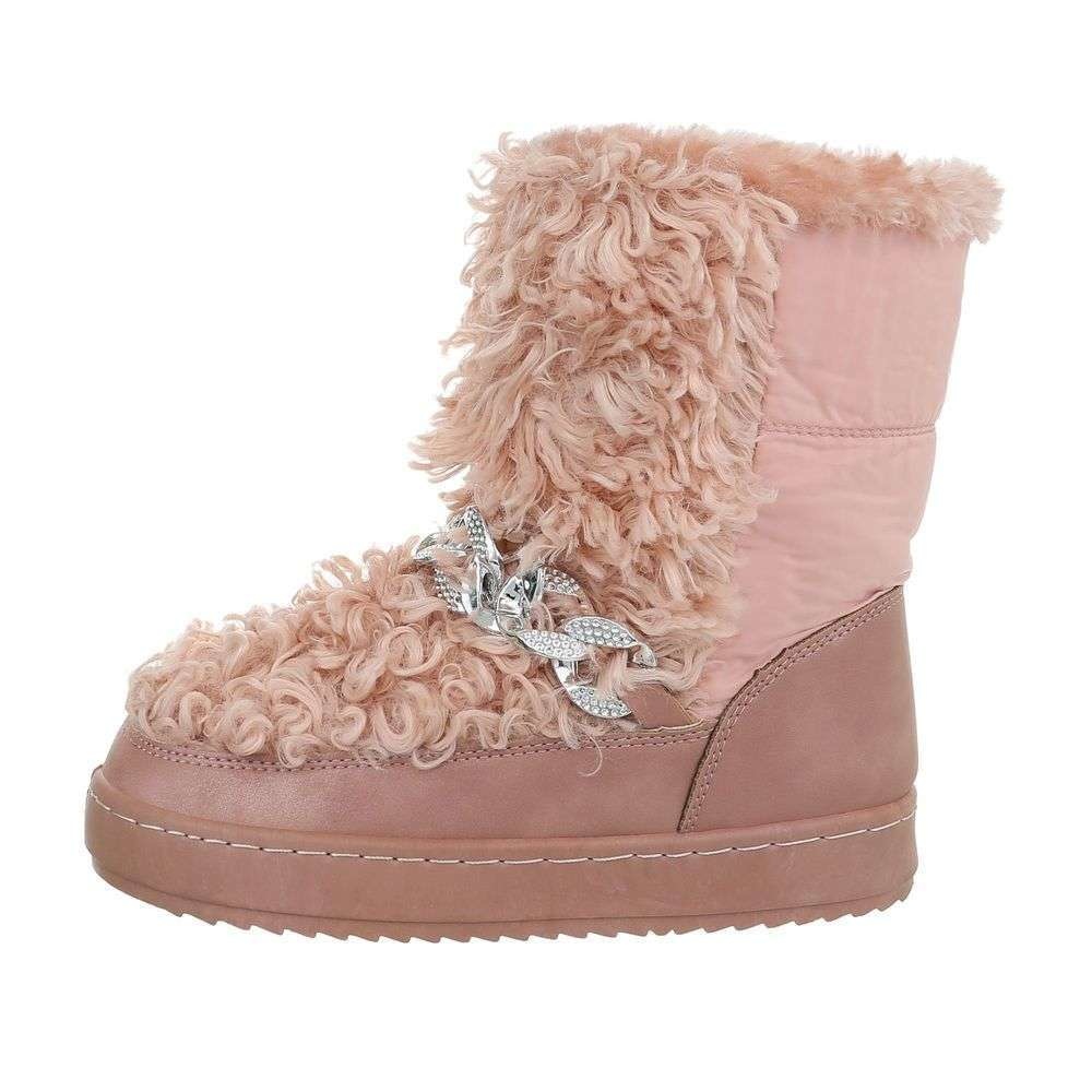 Neckermann Klassieke Enkellaarsjes Voor Dames Roze neckermann kopen in de aanbieding