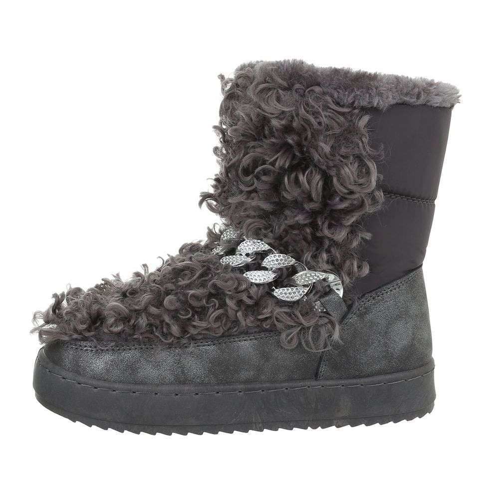 Neckermann Klassieke Enkellaarsjes Voor Dames Grijs neckermann kopen in de aanbieding