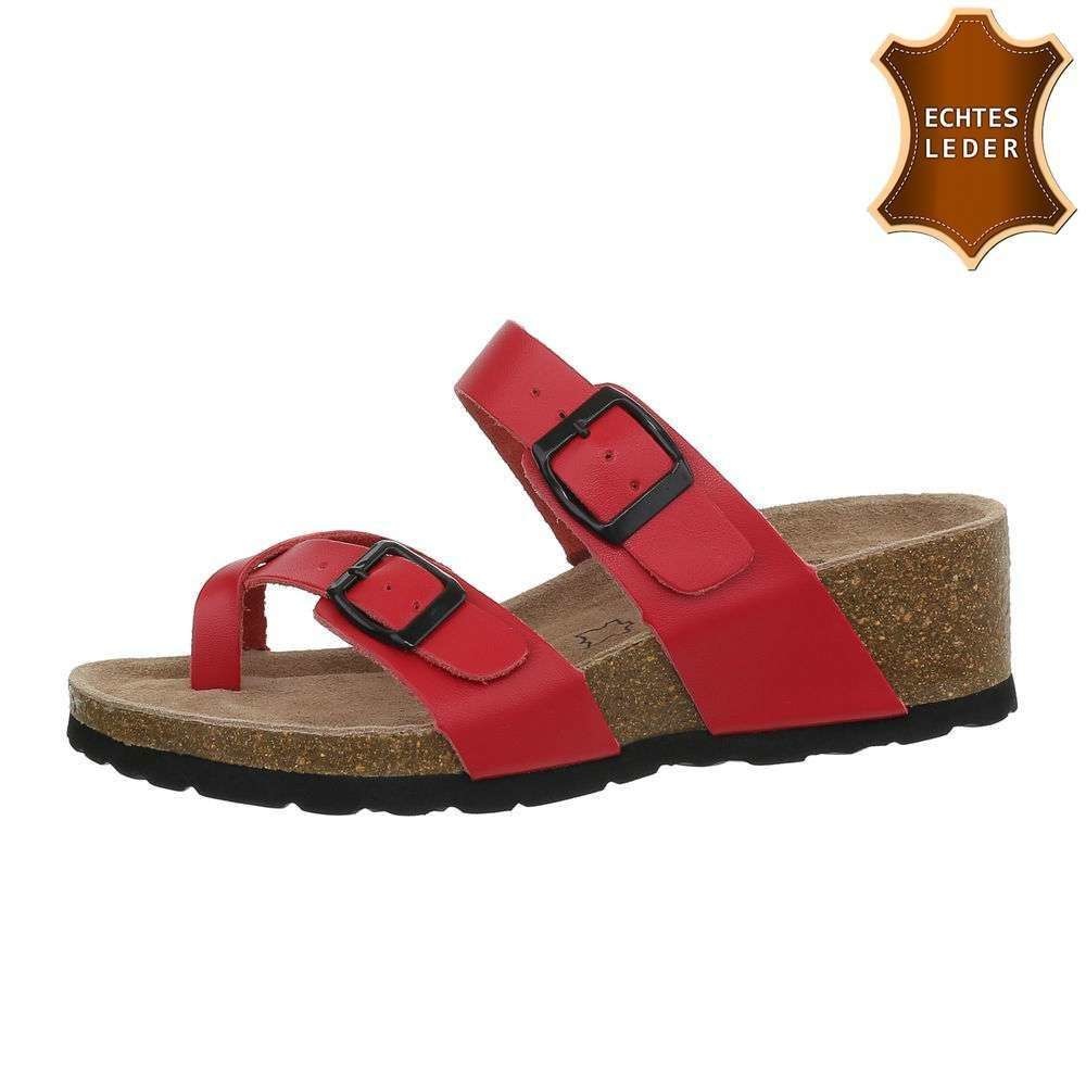 Neckermann Leren Dames Sleehak Sandalen Rood neckermann kopen in de aanbieding Neckermann Leren Dames Sleehak Sandalen Rood neckermann kopen in de aanbieding