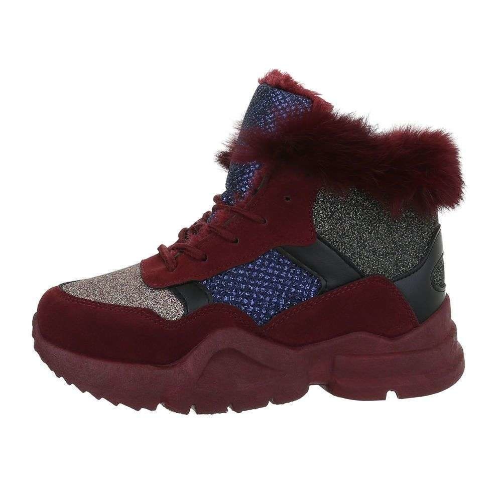 Neckermann Dames Boots Rood neckermann kopen in de aanbieding
