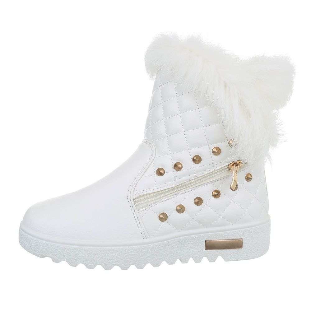 Neckermann Klassieke Enkellaarsjes Voor Dames Wit neckermann kopen in de aanbieding