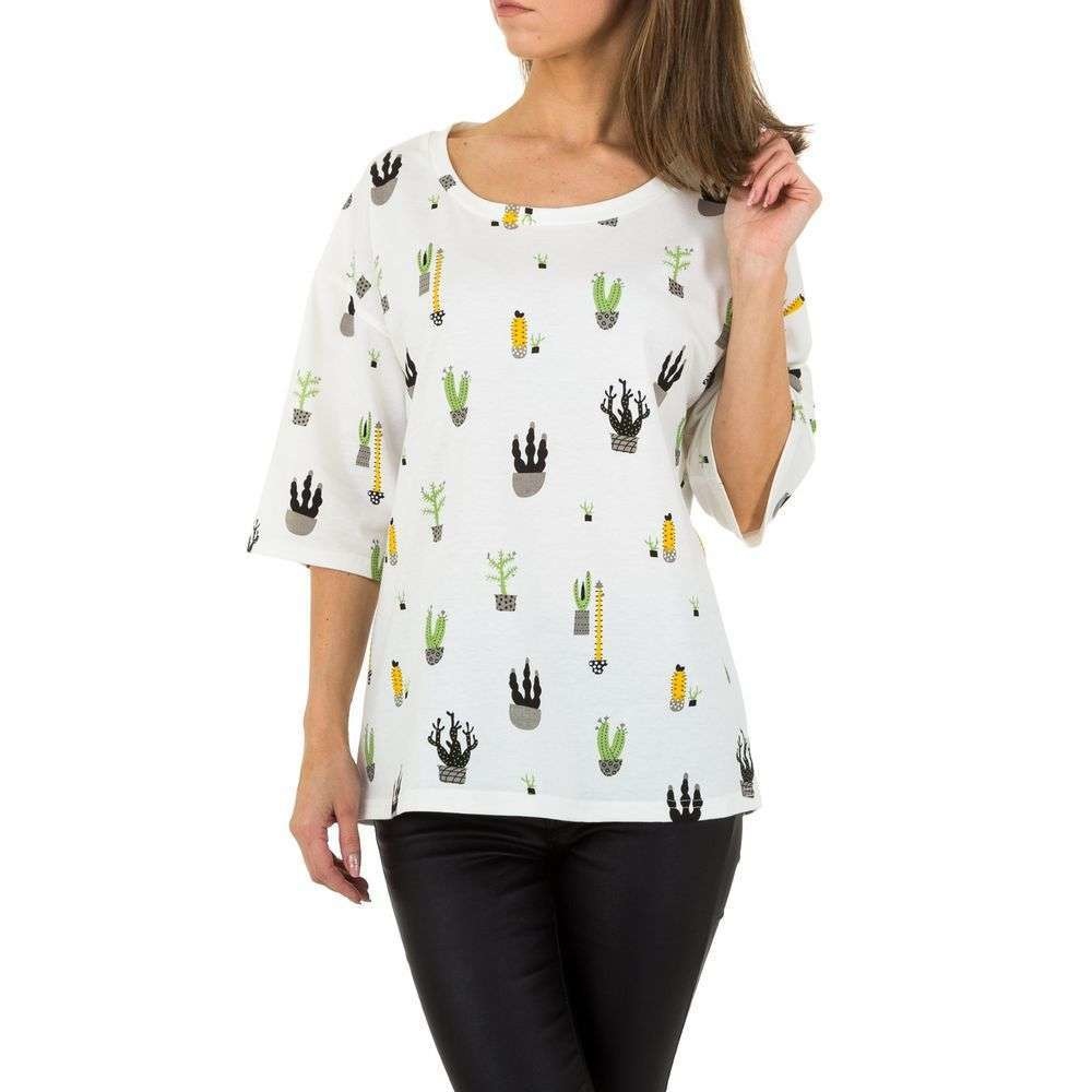 Damesshirt Van Jcl Wit jcl kopen in de aanbieding Damesshirt Van Jcl Wit jcl kopen in de aanbieding