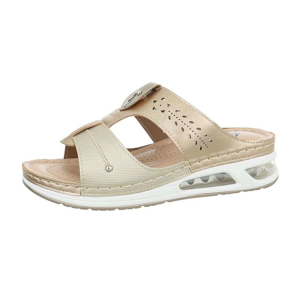 Neckermann Dames Mule Goud neckermann kopen in de aanbieding