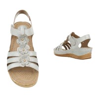 Damen Keilsandaletten - grey