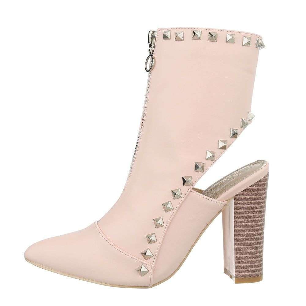 Neckermann Damen High Heel Stiefeletten Pink neckermann kopen in de aanbieding