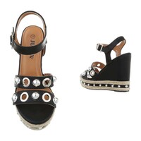 Damenkeile schwarz L51050