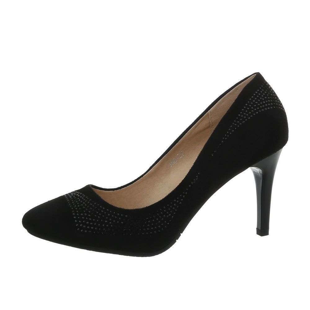 Neckermann Dames Hoge Hak Pumps Zwart J60 neckermann kopen in de aanbieding