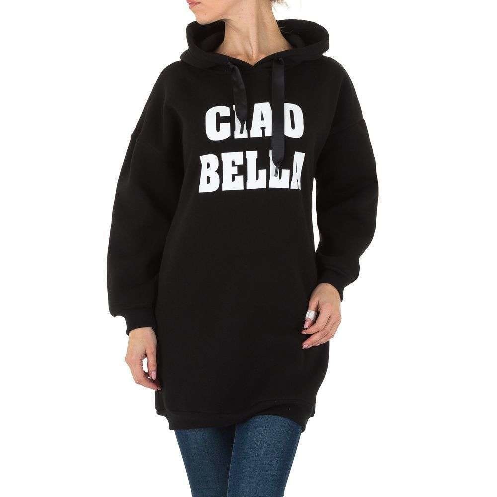 Shk Paris Dames Lange Hoodie Zwart Kl M 207 shk paris kopen in de aanbieding