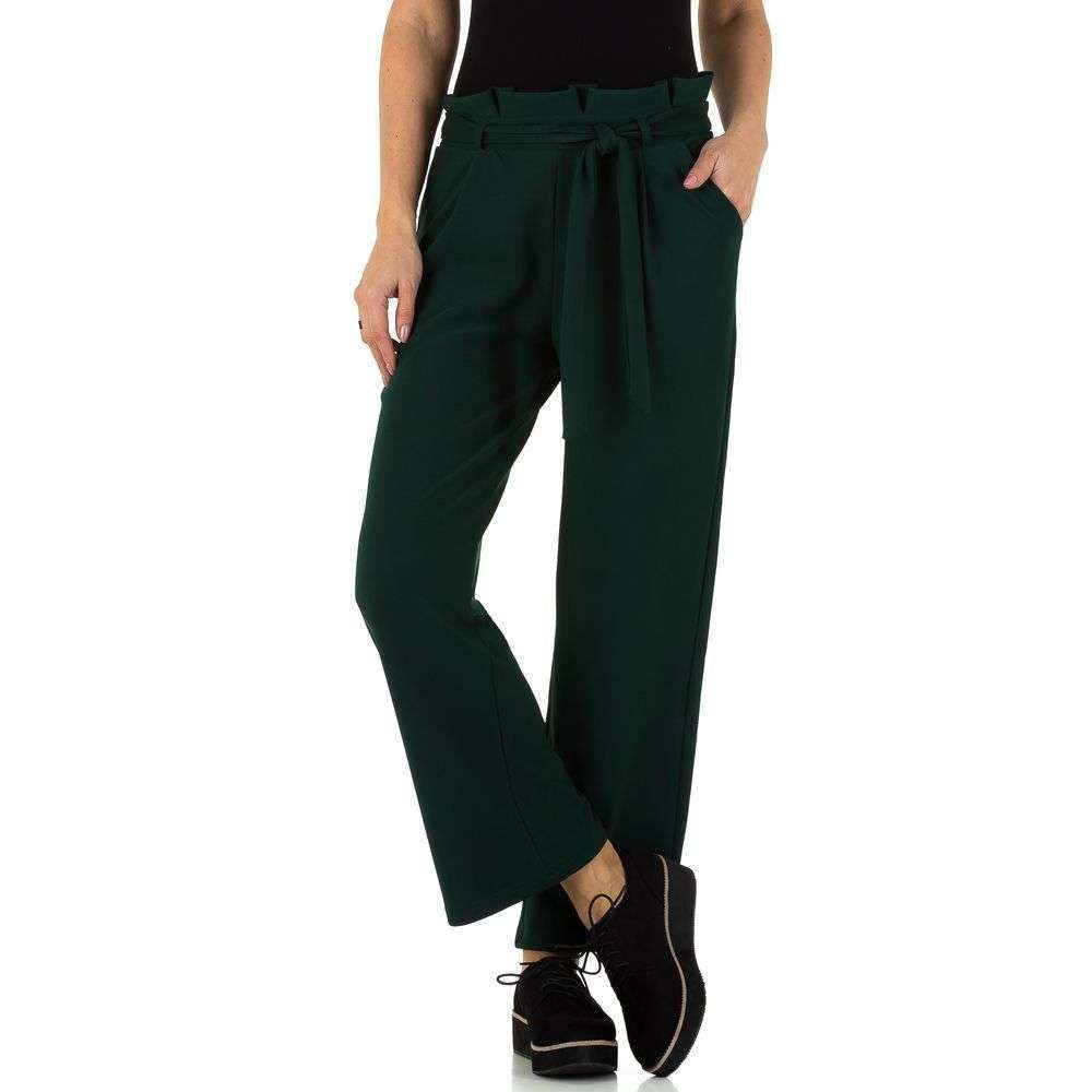 Holala Dames Broek Groen Kl Bflg18120 holala kopen in de aanbieding
