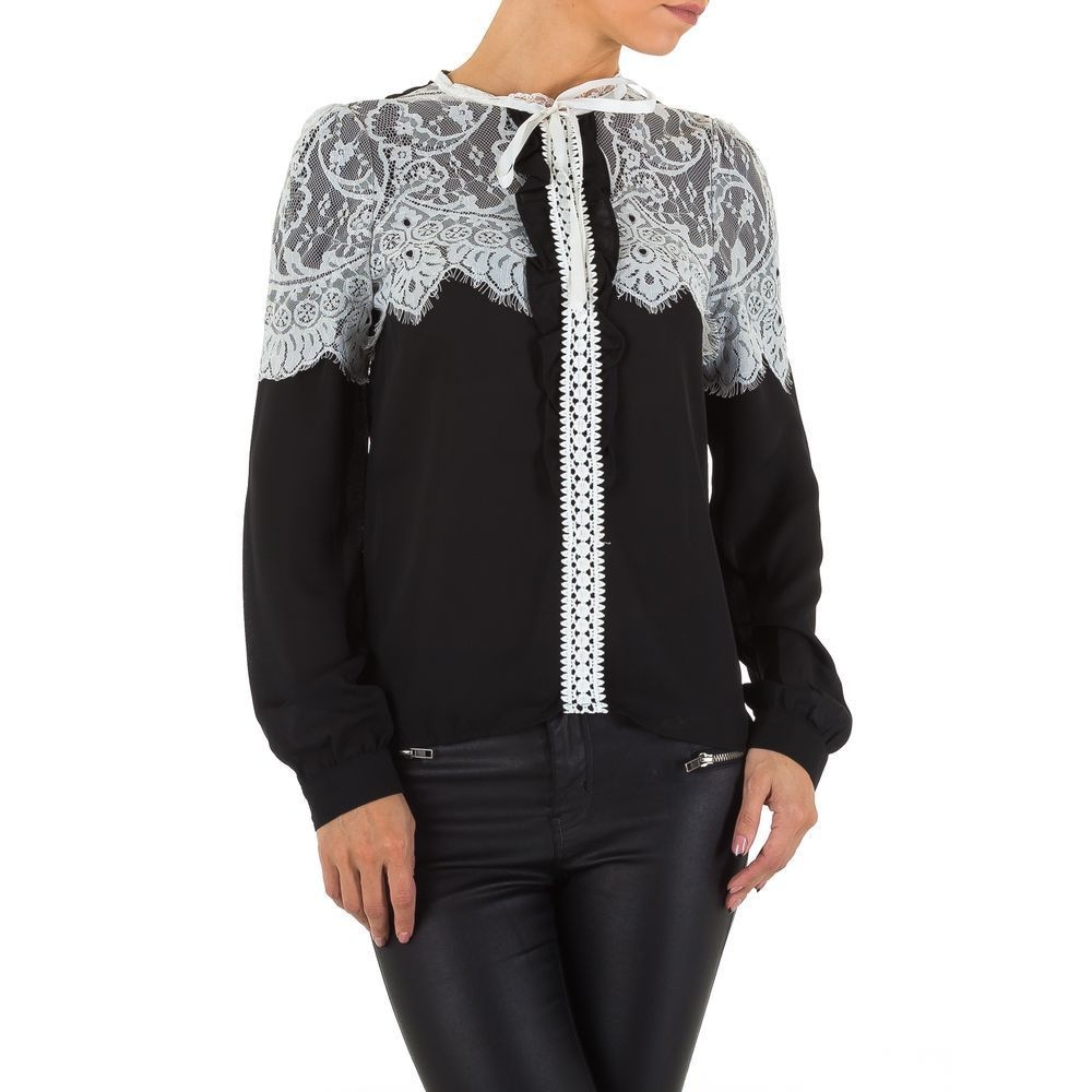 Neckermann Dames Blouse Zwart Kl Mu 1037 neckermann kopen in de aanbieding