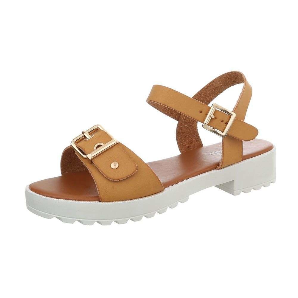 Neckermann Dames Flash Sandalen Camel B 68 neckermann kopen in de aanbieding