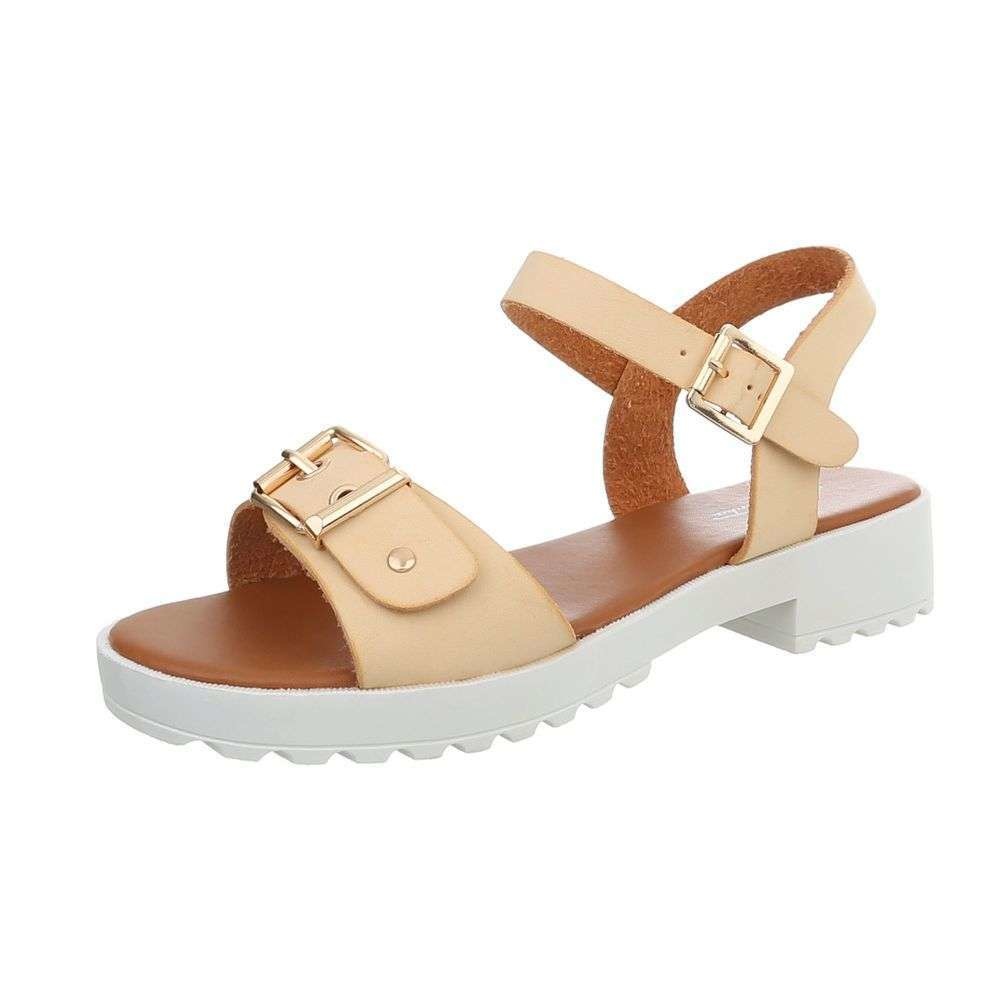 Neckermann Dames Flash Sandalen Beige B 68 neckermann kopen in de aanbieding
