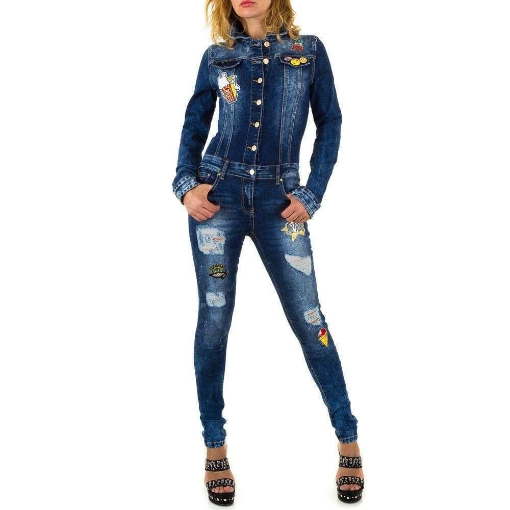 Neckermann Dames Overal Denim Blauw Kl A686 neckermann kopen in de aanbieding Neckermann Dames Overal Denim Blauw Kl A686 neckermann kopen in de aanbieding