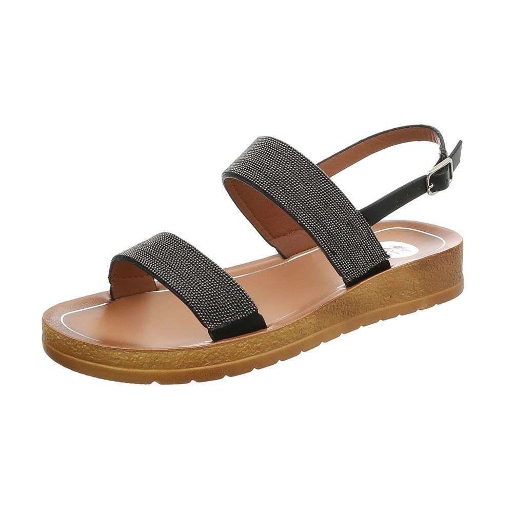 Neckermann Dames Flash Sandalen Zwart neckermann kopen in de aanbieding