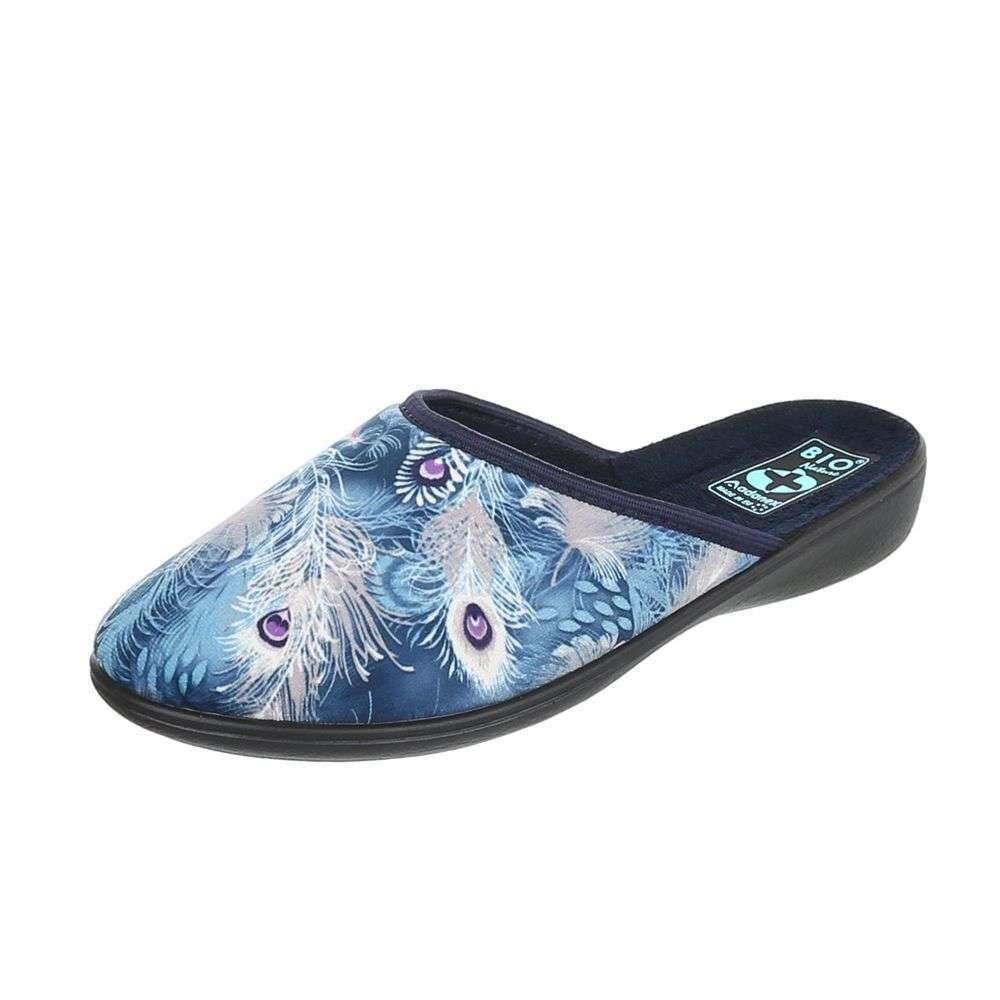 Neckermann Damesslippers Blauw neckermann kopen in de aanbieding