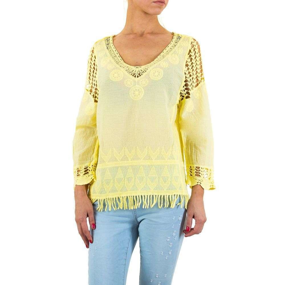 Neckermann Dames Blouse Of Zo Sweet Geel neckermann kopen in de aanbieding