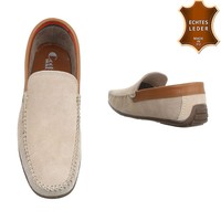 Ledermokassin aus COOLWALK Sand