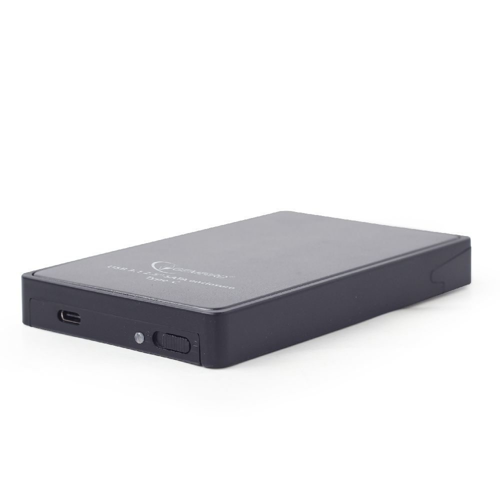 Gembird Externe Usb 31 25 Hdd Behuizing Type C Zwart gembird kopen in de aanbieding