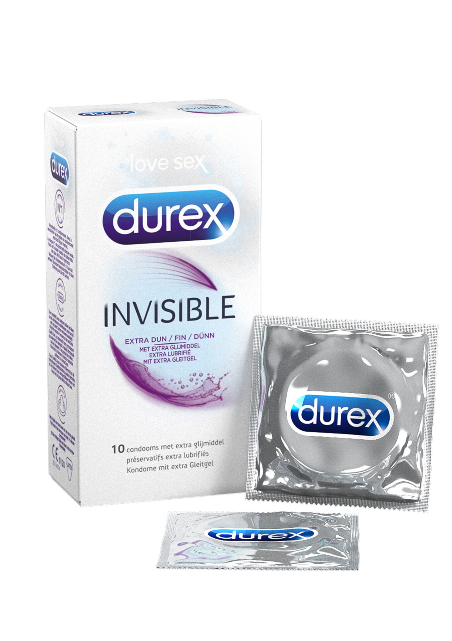 Durex Invisible Extralube 6X10 durex kopen in de aanbieding Durex Invisible Extralube 6X10 durex kopen in de aanbieding