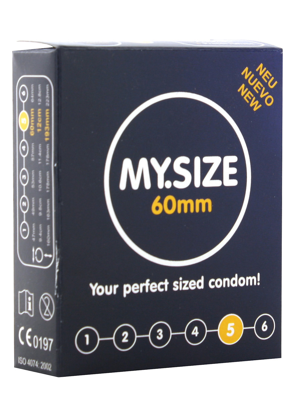 Mysize My Size 60Mm Condoms 3Pcs mysize kopen in de aanbieding