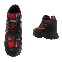 Damen Turnschuhe hallo rot BL1529