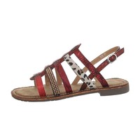 Damen Flash Sandalen rot 616-2