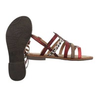 Damen Flash Sandalen rot 616-2