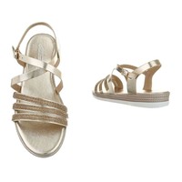 Damen Flash Sandalen Gold D-120
