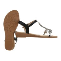 Damen Flash Sandalen schwarz 6216