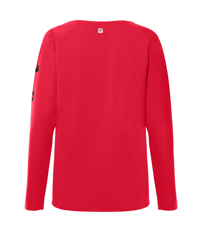 Sweat Top LIGHTWEIGHT BOYFRIEND-FIT SWEATSHIRT WITH CONTRAST MAXI PRINTS