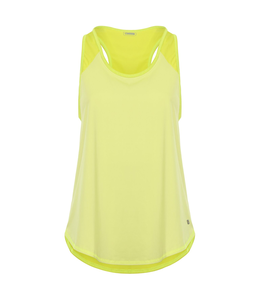 TOP TANK TOP WITH CONTRAST FABRIC IN AN ON-TONE HUE