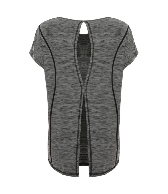 T-Shirt SHORT SLEEVES SHIRT WITH A LINE OPENED FROM THE BACK